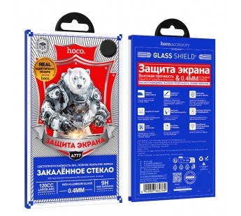 Защитное стекло Hoco A777 IPhone 17 Pro Max, ударопрочное, цвет черный#2108953