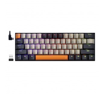 Клавиатура Defender Caraxes Pro, 3 режима, RGB, 1.2х (беспроводная, механическая) (black) (241377)#2141161