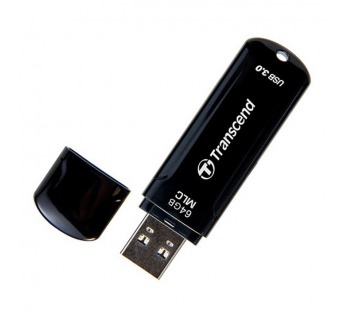 USB 3.0  64GB  Transcend  JetFlash 750  чёрный#2134922