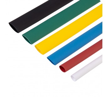 Набор термоусаживаемых трубок ТУТ нг №3 MULTICOLOR 2:1, упаковка 13 шт. по 10 см REXANT (10/250)#2109131