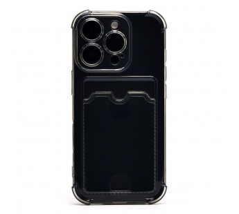 Чехол-накладка - SC276 c картхолдером для "Apple iPhone 16 Pro" (black) (241338)#2109799