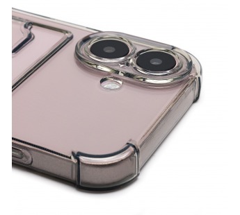 Чехол-накладка - SC276 c картхолдером для "Apple iPhone 16" (black) (241337)#2125370