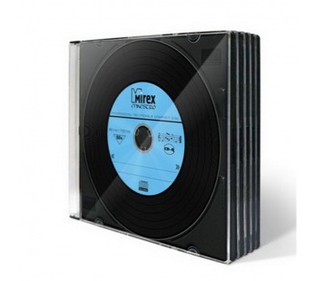 Диск MIREX CD-R MAESTRO 700 Мб 52x  Slim case 5 pack (Vinyl) (200)#2109233