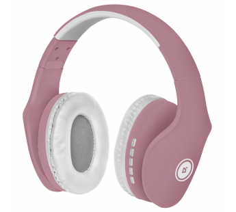 Наушники полноразмерные DEFENDER FreeMotion B525 Bluetooth, розовый/белые (1/20)#2109587