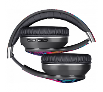 Наушники полноразмерные DEFENDER FreeMotion B595 BT, черные/граффити (1/24)#2109578