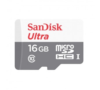 MicroSD  16GB  SanDisk Class 10 Ultra (80 Mb/s) без адаптера#2109205