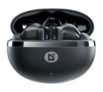 Наушники внутриканальные DEFENDER Twins 965, Bluetooth, ANC, микрофон, черный(1/40)#2109308