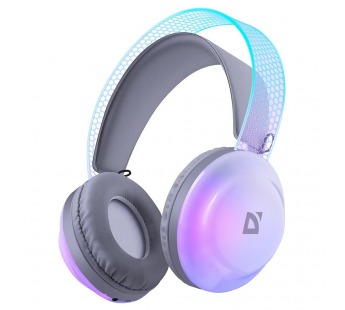 Наушники полноразмерные DEFENDER FreeMotion B651, RGB, Bluetooth, белый (1/16)#2109556