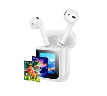 Наушники внутриканальные HOCO EW80 Magnificent, пластик, bluetooth 5.4, микрофон, сенсорный экран, цвет: белый (1/20/200)#2109373