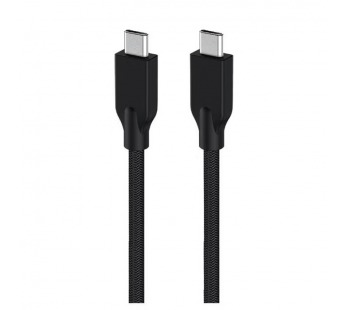 Кабель для быстрой зарядки GENIUS ACC-C2CC-3A (USB-C -> USB-C) 100 см, черный (32590006400) (1/100)#2109243