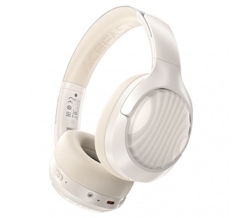 Наушники полноразмерные ACEFAST H5, ANC, bluetooth 5.4, 500mAh, цвет: бежевый (1/36)#2133043