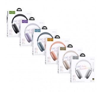 Накладные Bluetooth-наушники HOCO W65 Plus (бежевый)#2109421