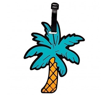 Брелок-бирка для багажа - рюкзака детская Luggage Tag (пальма) (002) (88859)#2120734
