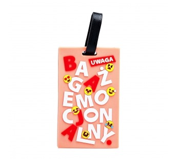 Брелок-бирка для багажа - рюкзака детская Luggage Tag (peach) (021) (241324)#2120722