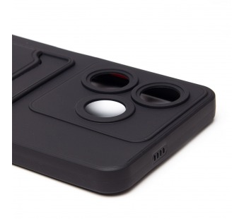 Чехол-накладка - SC337 с картхолдером для "Infinix Smart 10 HD" (black) (240705)#2110926