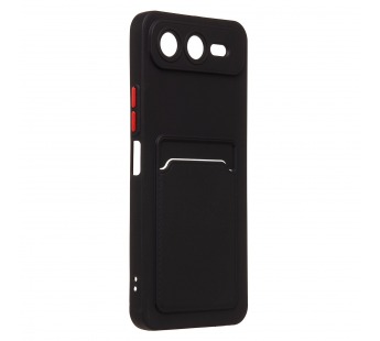 Чехол-накладка - SC337 с картхолдером для "Infinix Smart 10 Plus" (black) (240725)#2110929