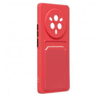 Чехол-накладка - SC337 с картхолдером для "Realme 14 Pro" (bordo) (241345)#2110933