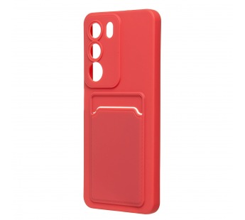 Чехол-накладка - SC337 с картхолдером для "Realme C71" (bordo) (241344)#2110935