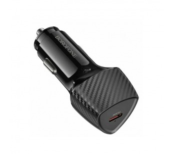 Автомобильное ЗУ BOROFONE BZ31D (2PD 60W) черное#2109538