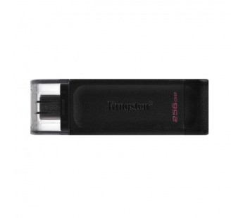 USB 3.0  256GB  Kingston  DataTraveler 70  (Type C)  чёрный#2109681
