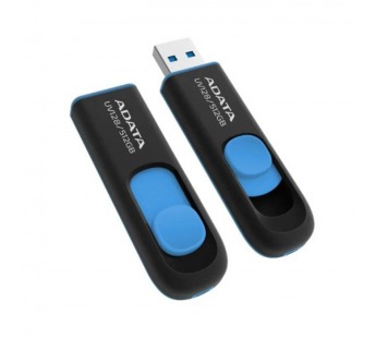 USB 3.0  512GB  A-Data  UV128  чёрный/синий#2109726