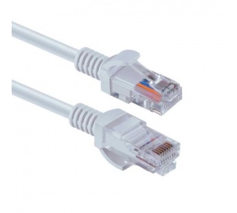 Патч-корд DEFENDER RJ45-05 Cat 5E, UTP, AWG24, PVC, 5м, белый (1/50/100)#2109754