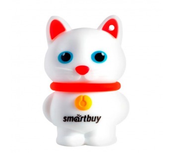 USB  64GB  Smart Buy Wild series  Котёнок  белый#2109711