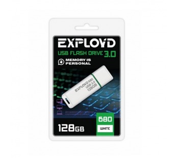 USB 3.0  128GB  Exployd  680  белый#2109702