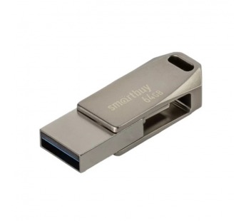 USB 3.0  64GB  Smart Buy  MC35  (Type-C / Type-A)  металл#2109743