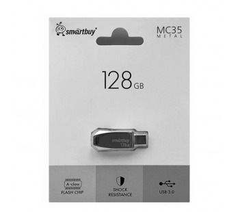 USB 3.0  128GB  Smart Buy  MC35  (Type-C / Type-A)  металл#2109736