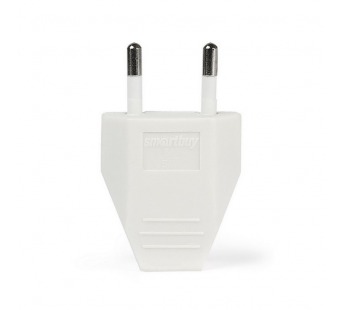 Вилка SMARTBUY плоская белая 2,5А 250В (SBE-2.5-P06-w) (1/80)#2116334