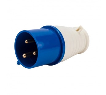 Вилка 023 2Р+РЕ 32А 220В IP44 TDM (1/10/60)#2116314