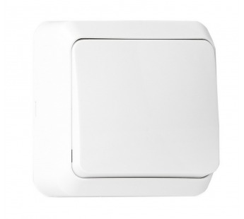 Выключатель SMARTBUY 1-клавишный 10А, ОУ, белый "Юпитер" (SBE-03w-10-SW1-0) (1/10)#2123065