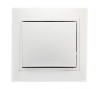 Выключатель SMARTBUY скрытая установка, 1-клавишный 10А белый, керамика "Венера" (SBE-01w-10-SW1-0-c) (1/10)#2123068
