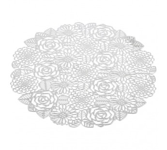 Салфетка сервировочная PVR-05 "Розы", диам 38 см (1/10/120)#2110170
