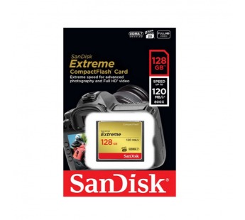 CF  SanDisk  Extreme 128GB  (120/85 MB/s)#2110366
