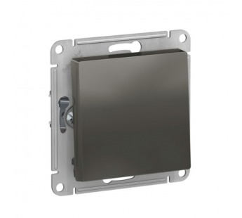 Механизм выключателя 1-кл. С/У ATLASDESIGN 10А IP20 (сх. 1) 10AX карбон Systeme Electric ATN001011 (1/5/20)#2135620