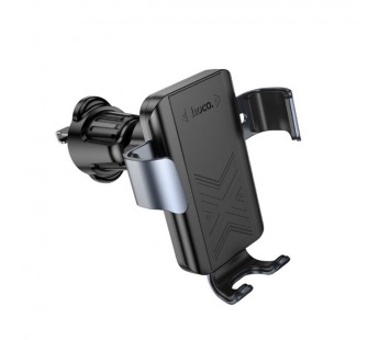 Держатель автомобильный HOCO H70 Gamble, для смартфона, пластик, воздуховод, цвет: чёрный (1/132)#2136986