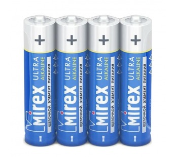 Элемент питания Mirex LR03 / AAA 1,5V  4 шт (4/60/1000), shrink#2110261