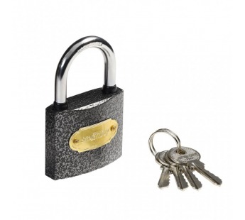 Замок навесной SMARTBUY корпус 48*40 мм, дужка d7.2 мм, 3 кл. (1/120)#2111149