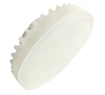 Лампа светодиодная ECOLA GX53 Premium 10,0W Tablet 220V 6000K матовое стекло (композит) 27x75 (10/100)#2113786