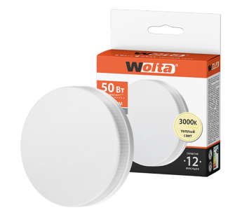 Лампа светодиодная WOLTA R75 6Вт 500лм 3000К GX53 (1/100)#2112793