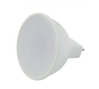 Лампа светодиодная SMARTBUY GU10 (MR16) 7Вт 220V 3000K (рефлекторная, теплый свет) (10/100)#2137157