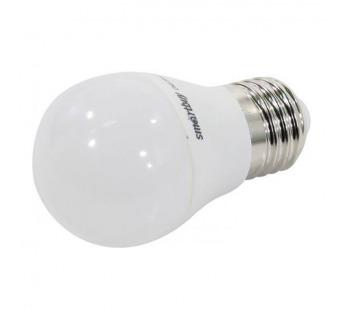 Лампа светодиодная SMARTBUY GL45 5Вт 220V 3000K E27 (глоб, тёплый свет) (10/100)#2113002