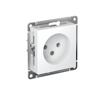 Механизм розетки 1-м С/У ATLASDESIGN 16А IP20 без заземл. бел. Systeme Electric ATN000141 (1/20/160)#2135589