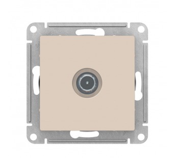 Механизм розетки TV 1-м С/У оконечной ATLASDESIGN 1DB беж. Systeme Electric ATN000291 (1/10/60)#2135584