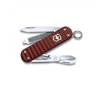 Нож перочинный Victorinox Classic Precious Alox, 58 мм., 5 функций, коричневый (подар. коробка)#2135574