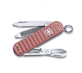 Нож перочинный Victorinox Classic Precious Alox, 58 мм., 5 функций, розовый (подар. коробка)#2135575