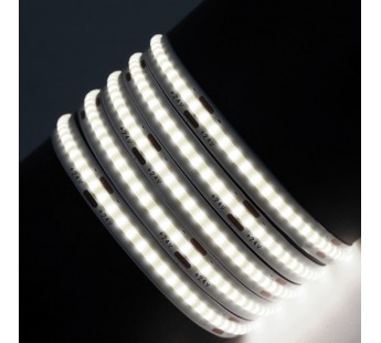 Лента светодиодная SMARTBUY 24V COB/252 IP20 10W/m 6000K 800лм/м двухслойная катушка 5 метров (SBL-IP20-10-6000K-COB) (1/100)#2119393
