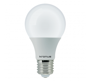 Лампа светодиодная KRONUS A60 груша 15 Вт 220V 6000K E27 холодный свет (10/100)#2113493